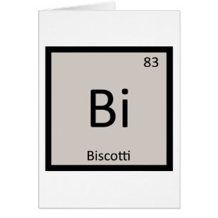 Bi - Biscotti Cookie Chemistry Periodic Table