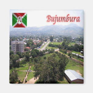 BI - Burundi - Bujumbura Panorama Magnet