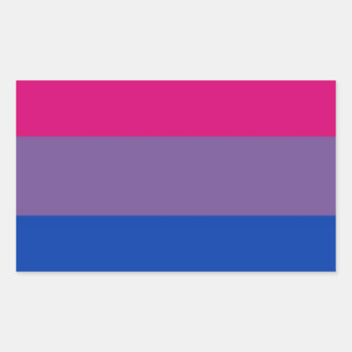 Bi Flag Flies For Bisexual Pride Sticker