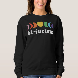 Bi Furious Bisexual Pride Gay Lesbian Lgbtq Pride Sweatshirt
