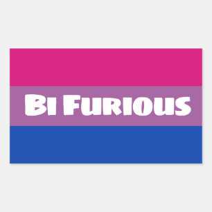 Bi Furious Sticker