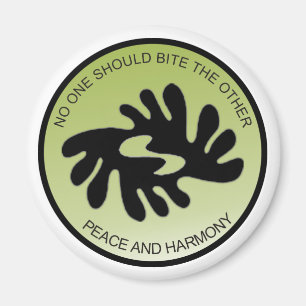 BI NKA BI PEACE AND HARMONY Magnet