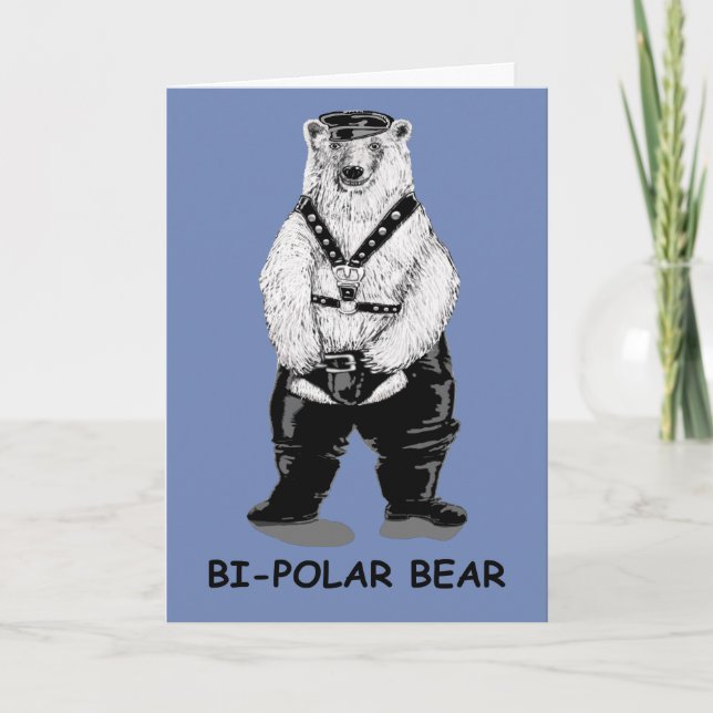 Bi-polar bear card (Front)