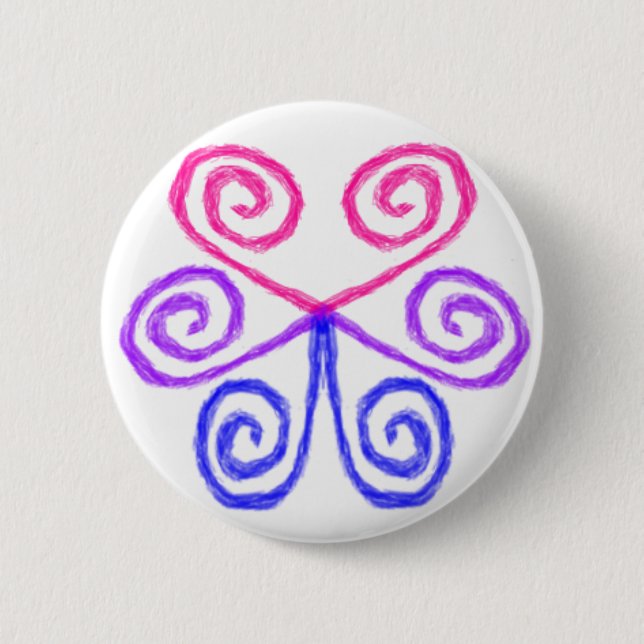 Bi Pride 2 Inch Round Button (Front)