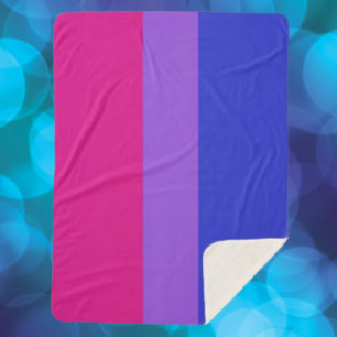 Bi Pride Cozy  Sherpa Blanket