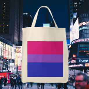 Bi Pride Eco Grocery Tote Bag