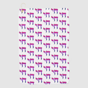 Bi Pride Flag Chai Golf Towel