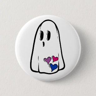 Bi Pride Ghost 2 Inch Round Button