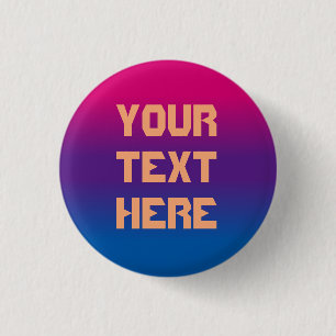 Bi pride gradient 1 inch round button