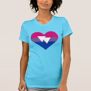 Bi Pride Heart T-Shirt