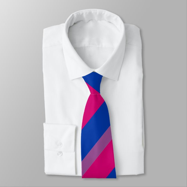 Bi Pride Tie <3 (Tied)