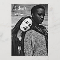 Bi Racial LGBT "Love & Romance" Card