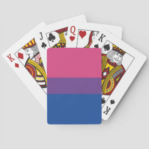 bi themed playing cards