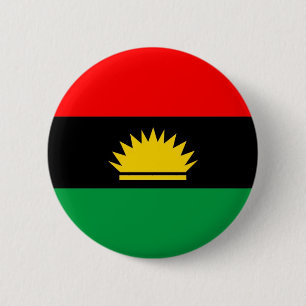 Biafra republic minority people ethnic flag 2 inch round button