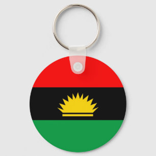 Biafra republic minority people ethnic flag keychain
