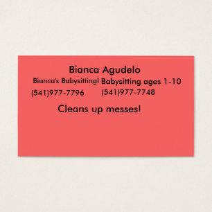Bianca Agudelo, la garde d'enfants de Bianca ! ,