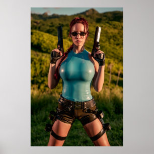 Bianca Beauchamp Latex Cosplay Poster