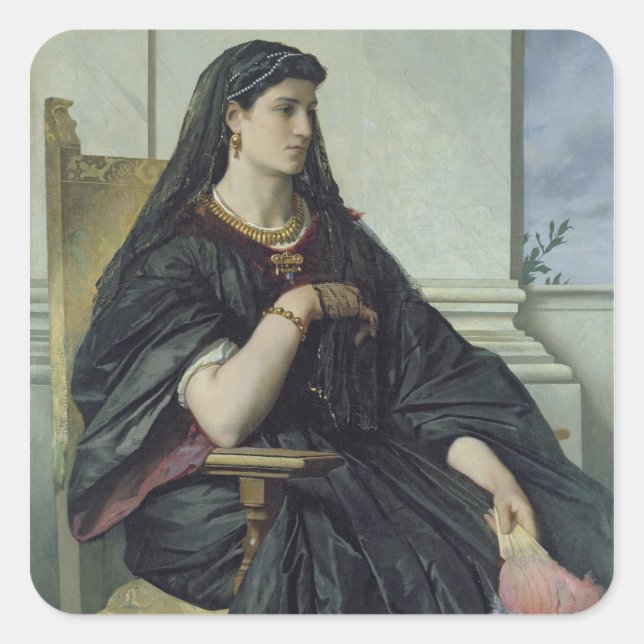 Bianca Capello, 1864/68 Square Sticker (Front)