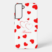 Bianca - Cute Hearts -customize it with your name 