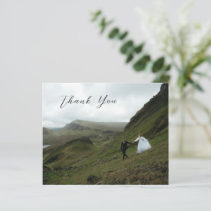 Bianca Elegant Wedding Thank You Card