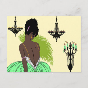 Bianca en vert - Cartes postales