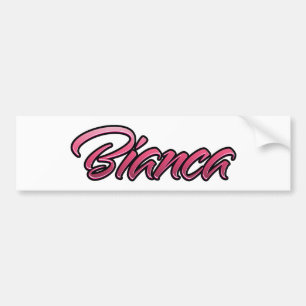 Bianca faded pink Aufkleber Sticker