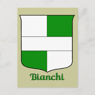 Bianchi Historical Shield Postcard