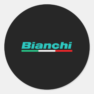Bianchi Italian Bikes Classic Round Sticker