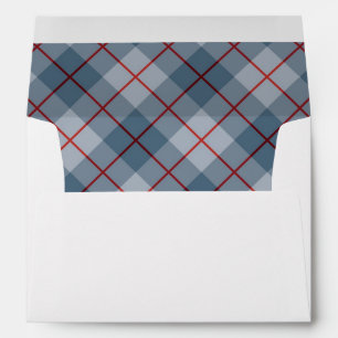 Bias Plaid Blue-Red Stripe Envelopes