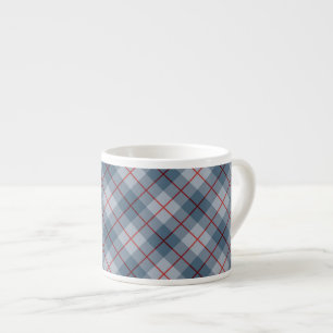 Bias Plaid Blue-Red Stripe Espresso Cup