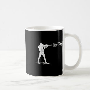 Biathlet At The Shooting Range  Coffee Mug
