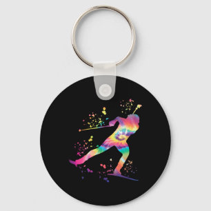 Biathlete Nordic Skiing Biathlon 15 Keychain