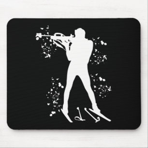 Biathlete Nordic Skiing Biathlon 1 Mouse Pad