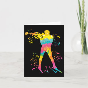 Biathlete Nordic Skiing Biathlon 23  Card