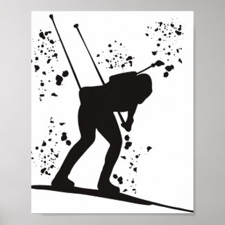 Biathlete Nordic Skiing Biathlon _25 Poster