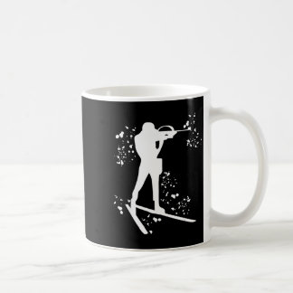 Biathlete nordic skiing biathlon coffee mug