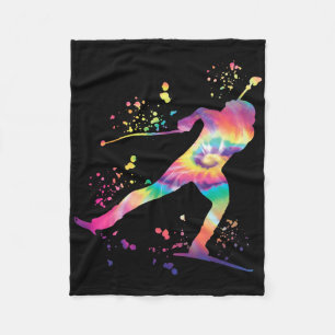 Biathlete Nordic Skiing Biathlon Fleece Blanket