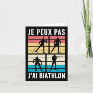 Biathletes Sports Biathlons Biathlon  Card
