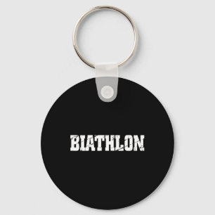 Biathlon Biathlet Biathlon Sport Keychain