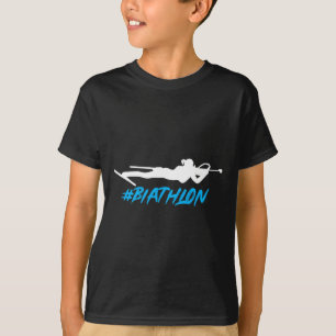 Biathlon Biathlete Cross Country Skiing Target Sho T-Shirt