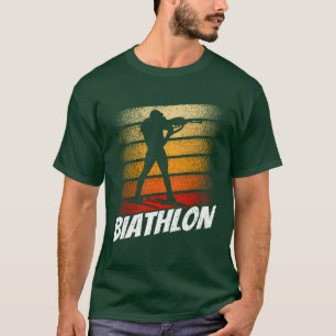 Biathlon Biathlons Sports Biathlete retro T-Shirt