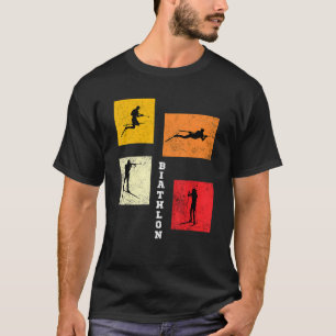Biathlon Cross Country Skiing Biathlete Winter Spo T-Shirt