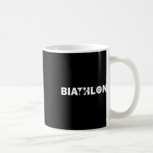 Biathlon Funny Biathlete Shooting Skiing Target Sp Coffee Mug