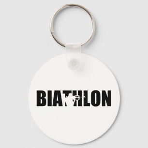 Biathlon Keychain