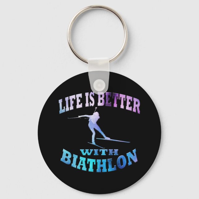 Biathlon Keychain (Front)