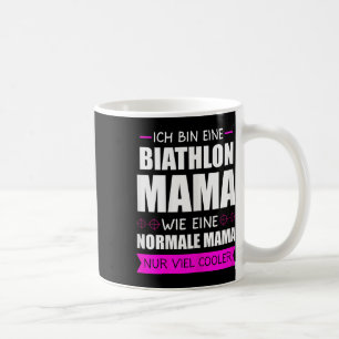 Biathlon Mama Skiing Shooting Range Biathlete Gift Coffee Mug