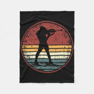 Biathlon Ski Biathlet Winter Sports Cross-country Fleece Blanket