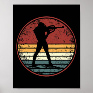 Biathlon Ski Biathlet Winter Sports Cross-country Poster