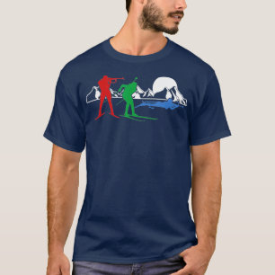 Biathlon Ski Winter Sports Cross Country Skiing T-Shirt