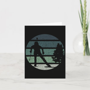 Biathlon Ski Winter Sports Retro Vintage 1 Card